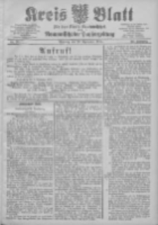 Kreis Blatt für den Kreis Neutomischeler zugleich Hopfenzeitung 1904.09.20 Jg.23 Nr76