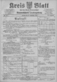 Kreis Blatt f&uuml;r den Kreis Neutomischeler zugleich Hopfenzeitung 1904.09.23 Jg.23 Nr77