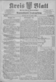 Kreis Blatt f&uuml;r den Kreis Neutomischeler zugleich Hopfenzeitung 1904.10.18 Jg.23 Nr84