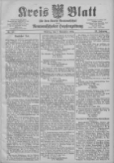 Kreis Blatt f&uuml;r den Kreis Neutomischeler zugleich Hopfenzeitung 1904.11.01 Jg.23 Nr88