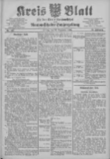 Kreis Blatt f&uuml;r den Kreis Neutomischeler zugleich Hopfenzeitung 1904.12.23 Jg.23 Nr103