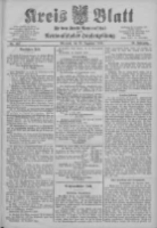 Kreis Blatt f&uuml;r den Kreis Neutomischeler zugleich Hopfenzeitung 1904.12.28 Jg.23 Nr104