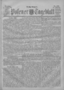 Posener Tageblatt 1901.08.13 Jg.40 Nr376