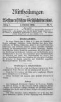 Mittheilungen des Westpreussischen Geschichtsvereins. 1902 Jahrg.1 nr4