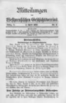 Mitteilungen des Westpreussischen Geschichtsvereins. 1912 Jahrg.11 nr2