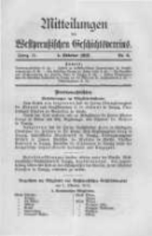 Mitteilungen des Westpreussischen Geschichtsvereins. 1912 Jahrg.11 nr4
