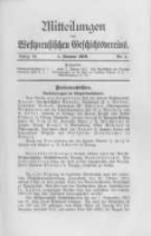 Mitteilungen des Westpreussischen Geschichtsvereins. 1914 Jahrg.13 nr1
