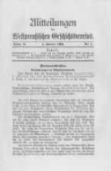 Mitteilungen des Westpreussischen Geschichtsvereins. 1915 Jahrg.14 nr1