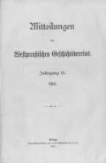 Mitteilungen des Westpreussischen Geschichtsvereins. 1916 Jahrg.15 nr4