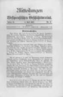 Mitteilungen des Westpreussischen Geschichtsvereins. 1917 Jahrg.16 nr3