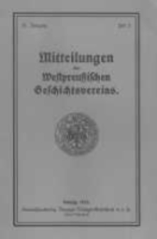 Mitteilungen des Westpreussischen Geschichtsvereins. 1932 Jahrg.31 nr2