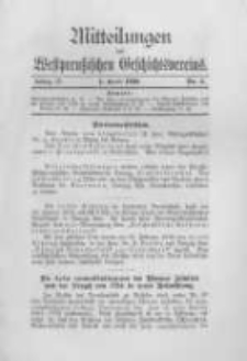 Mitteilungen des Westpreussischen Geschichtsvereins. 1918 Jahrg.17 nr2