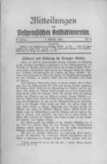 Mitteilungen des Westpreussischen Geschichtsvereins. 1931 Jahrg.30 nr4