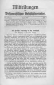 Mitteilungen des Westpreussischen Geschichtsvereins. 1935 Jahrg.34 nr3