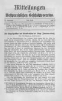 Mitteilungen des Westpreussischen Geschichtsvereins. 1936 Jahrg.35 nr3