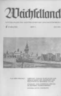 Weichselland. Mitteilungen des Westpreussischen Geschichtsvereins. 1942 Jahrg.41 heft 3