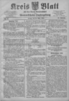 Kreis Blatt f&uuml;r den Kreis Neutomischeler zugleich Hopfenzeitung 1905.03.24 Jg.24 Nr24