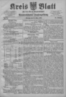 Kreis Blatt für den Kreis Neutomischeler zugleich Hopfenzeitung 1905.03.28 Jg.24 Nr25