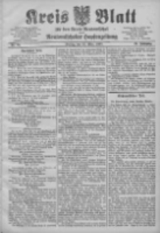 Kreis Blatt f&uuml;r den Kreis Neutomischeler zugleich Hopfenzeitung 1905.03.31 Jg.24 Nr26