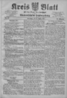 Kreis Blatt f&uuml;r den Kreis Neutomischeler zugleich Hopfenzeitung 1905.04.22 Jg.24 Nr32