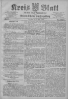 Kreis Blatt f&uuml;r den Kreis Neutomischeler zugleich Hopfenzeitung 1905.05.12 Jg.24 Nr38