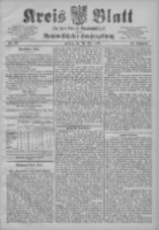 Kreis Blatt f&uuml;r den Kreis Neutomischeler zugleich Hopfenzeitung 1905.05.26 Jg.24 Nr42