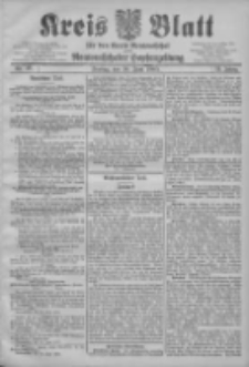 Kreis Blatt f&uuml;r den Kreis Neutomischeler zugleich Hopfenzeitung 1905.06.16 Jg.24 Nr48