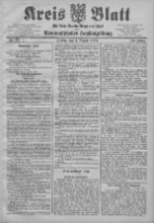 Kreis Blatt f&uuml;r den Kreis Neutomischeler zugleich Hopfenzeitung 1905.08.04 Jg.24 Nr62