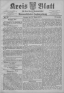 Kreis Blatt f&uuml;r den Kreis Neutomischeler zugleich Hopfenzeitung 1905.08.15 Jg.24 Nr65