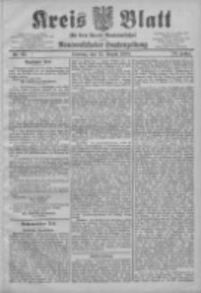 Kreis Blatt für den Kreis Neutomischeler zugleich Hopfenzeitung 1905.08.15 Jg.24 Nr65
