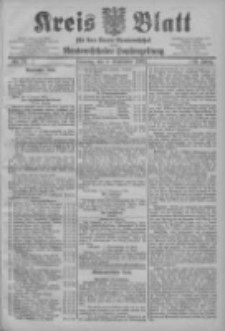 Kreis Blatt f&uuml;r den Kreis Neutomischeler zugleich Hopfenzeitung 1905.09.05 Jg.24 Nr71