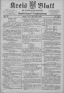 Kreis Blatt f&uuml;r den Kreis Neutomischeler zugleich Hopfenzeitung 1905.09.22 Jg.24 Nr76