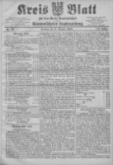 Kreis Blatt f&uuml;r den Kreis Neutomischeler zugleich Hopfenzeitung 1905.10.06 Jg.24 Nr80