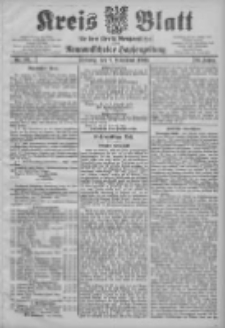 Kreis Blatt f&uuml;r den Kreis Neutomischeler zugleich Hopfenzeitung 1905.11.07 Jg.24 Nr89
