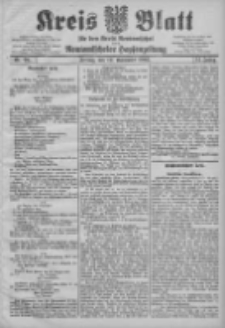 Kreis Blatt f&uuml;r den Kreis Neutomischeler zugleich Hopfenzeitung 1905.11.10 Jg.24 Nr90