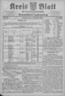 Kreis Blatt f&uuml;r den Kreis Neutomischeler zugleich Hopfenzeitung 1905.12.12 Jg.24 Nr99