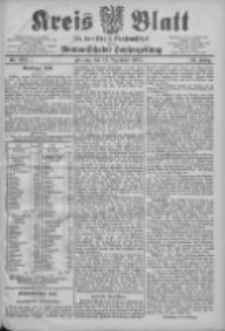 Kreis Blatt f&uuml;r den Kreis Neutomischeler zugleich Hopfenzeitung 1905.12.15 Jg.24 Nr100
