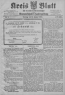 Kreis Blatt f&uuml;r den Kreis Neutomischeler zugleich Hopfenzeitung 1906.01.16 Jg.25 Nr5