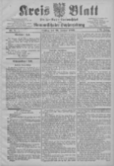Kreis Blatt f&uuml;r den Kreis Neutomischeler zugleich Hopfenzeitung 1906.01.26 Jg.25 Nr8