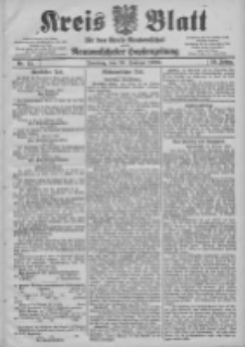 Kreis Blatt f&uuml;r den Kreis Neutomischeler zugleich Hopfenzeitung 1906.02.20 Jg.25 Nr15