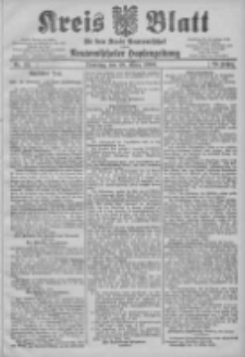 Kreis Blatt f&uuml;r den Kreis Neutomischeler zugleich Hopfenzeitung 1906.03.20 Jg.25 Nr23