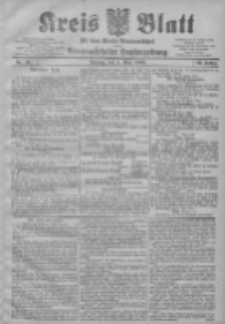 Kreis Blatt f&uuml;r den Kreis Neutomischeler zugleich Hopfenzeitung 1906.05.04 Jg.25 Nr36