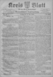 Kreis Blatt f&uuml;r den Kreis Neutomischeler zugleich Hopfenzeitung 1906.05.11 Jg.25 Nr38