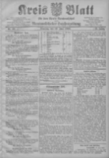 Kreis Blatt f&uuml;r den Kreis Neutomischeler zugleich Hopfenzeitung 1906.06.19 Jg.25 Nr49