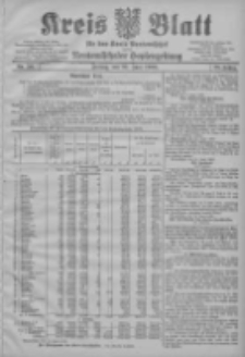 Kreis Blatt f&uuml;r den Kreis Neutomischeler zugleich Hopfenzeitung 1906.06.22 Jg.25 Nr50