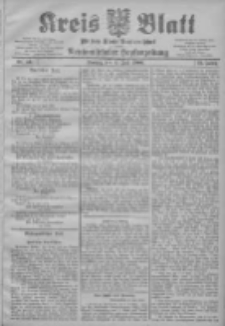 Kreis Blatt f&uuml;r den Kreis Neutomischeler zugleich Hopfenzeitung 1906.07.06 Jg.25 Nr54