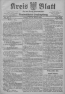 Kreis Blatt f&uuml;r den Kreis Neutomischeler zugleich Hopfenzeitung 1906.08.10 Jg.25 Nr64
