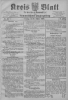 Kreis Blatt f&uuml;r den Kreis Neutomischeler zugleich Hopfenzeitung 1906.10.23 Jg.25 Nr85
