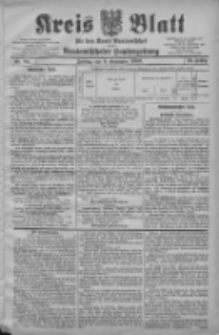 Kreis Blatt f&uuml;r den Kreis Neutomischeler zugleich Hopfenzeitung 1906.11.09 Jg.25 Nr90