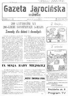 Gazeta Jarocińska 1991.03.22 Nr24(II)